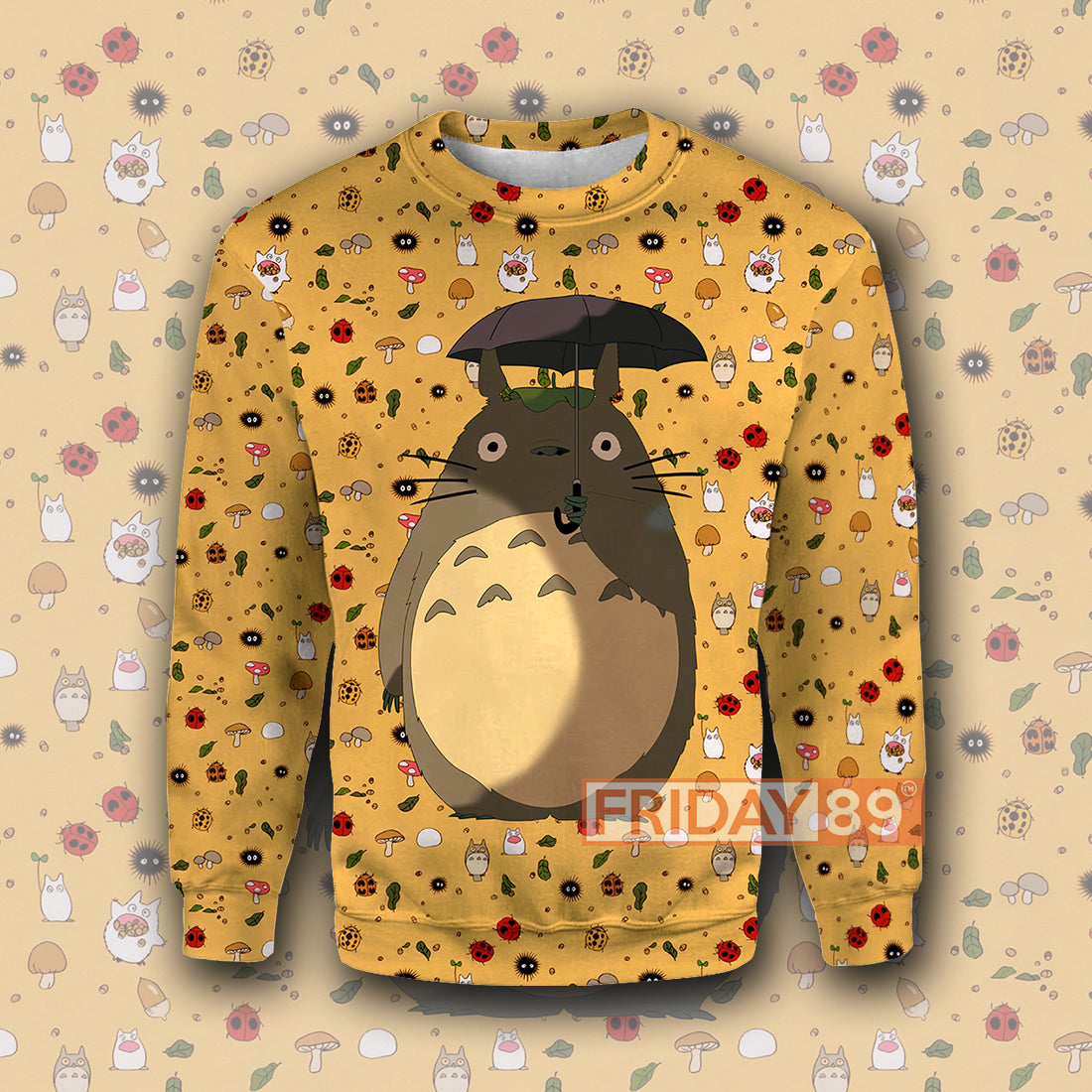 Unifinz GB T-shirt Adorable Totoro Sghibli Chibi Pattern 3D PRINT T-shirt Awesome High Quality GB Hoodie Sweater Tank 2023