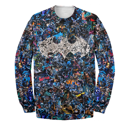 Unifinz DC BatMan Shirt BatMan Pattern T-shirt Amazing DC BatMan Hoodie Sweater Tank 2022