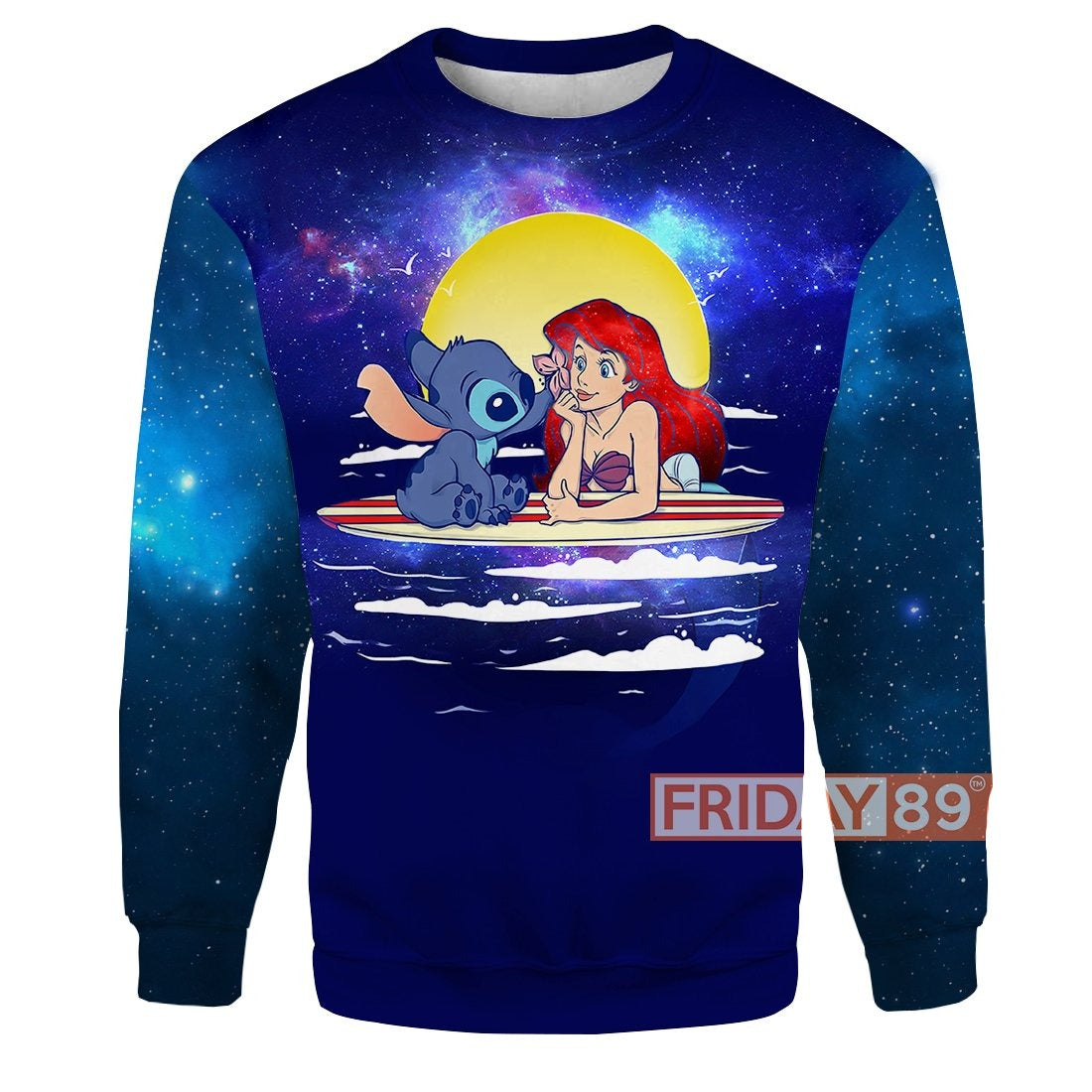 Unifinz DN T-shirt Stitch And Mermaid Princess T-shirt Amazing High Quality DN Stitch Hoodie Sweater Tank 2023