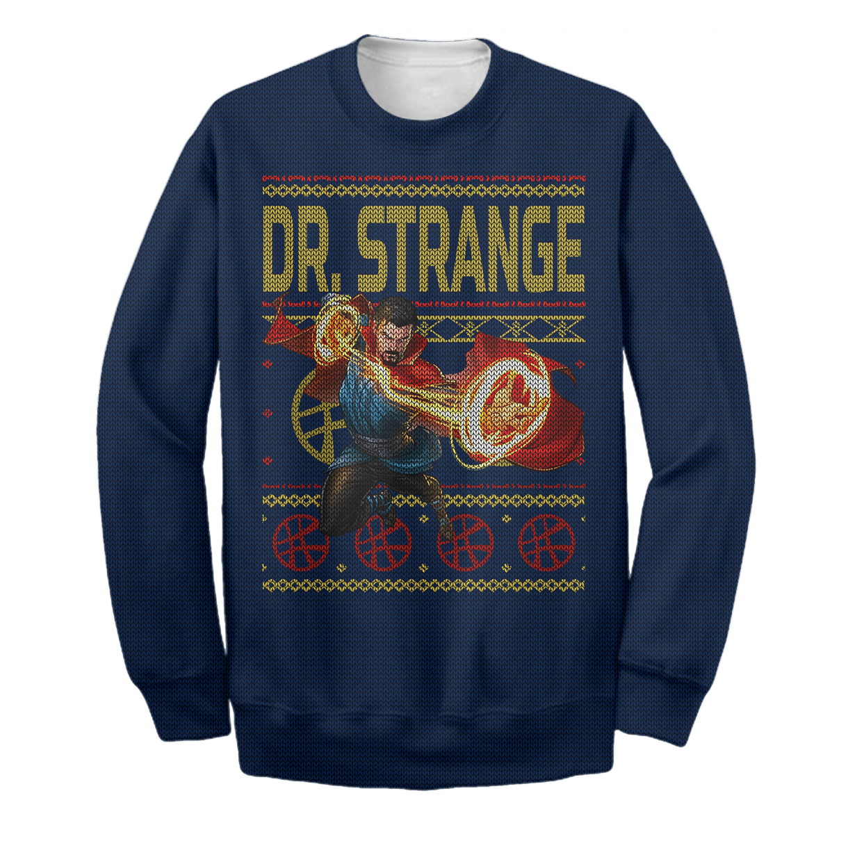 Unifinz MV Sweater Doctor Strange hoodie Ugly Long Sleeve Christmas Printing Doctor Strange Long Sleeve Awesome MV Sweatshirt 2022