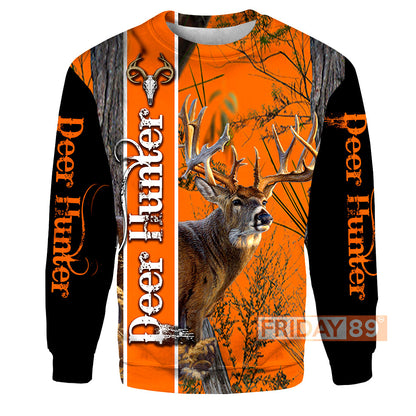 Unifinz Hunting T-shirt 3D Print Deer Hunter Art - Hunting T-shirt Amazing Hunting Hoodie Sweater Tank 2024