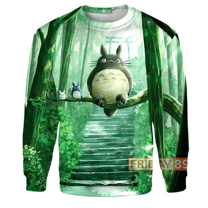 Unifinz Gb Totoro Hoodie GB Totoro And Friends Camphor Tree T-shirt Amazing GB Totoro Shirt Sweater Tank 2023