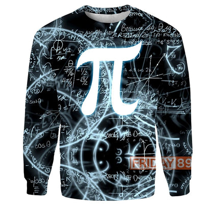 Unifinz Pi Hoodie Mathematics Geeks And Nerds Pi Day 3D Print T-shirt Awesome Pi Math Shirt Sweater Tank 2023