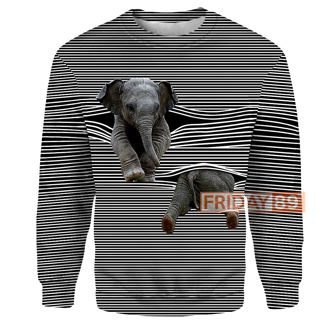 Unifinz Elephant T-shirt Funny Elephant 3D Print T-shirt Amazing Elephant Hoodie Sweater Tank 2023