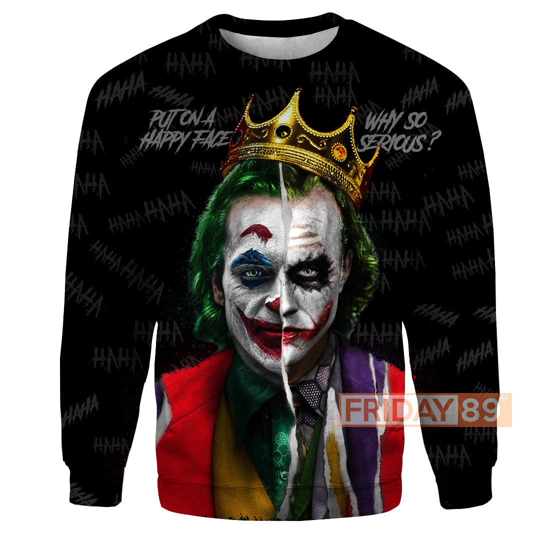 Unifinz DC Joker Hoodie Notorious Joker T Shirt Why so serious shirt Joker Hoodie Black T-shirt DC Joker Shirt Sweater Tank 2023