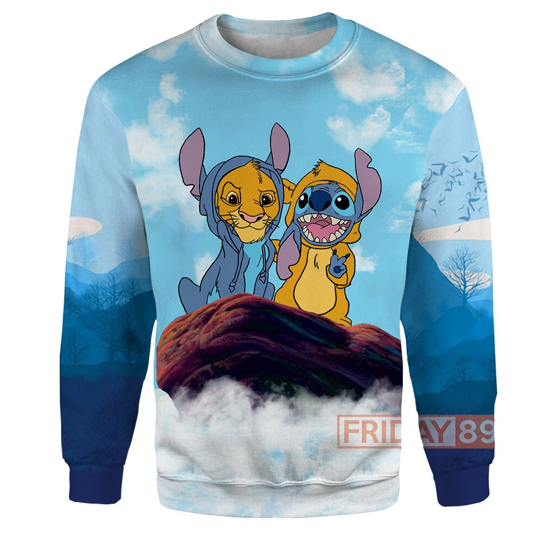 Unifinz DN Stitch LK T-shirt Stitch And Simba T-shirt DN Stitch LK Hoodie Sweater Tank 2023