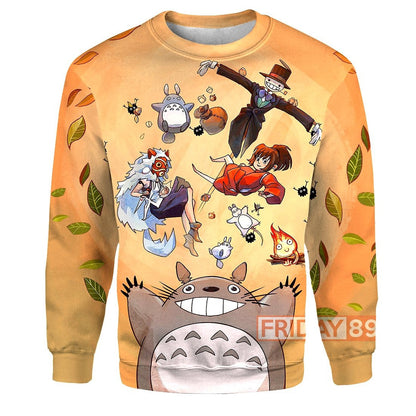 Unifinz GB Totoro Hoodie GB Characters Totoro Chihiro Mononoke T-shirt Amazing GB Shirt Sweater Tank 2023