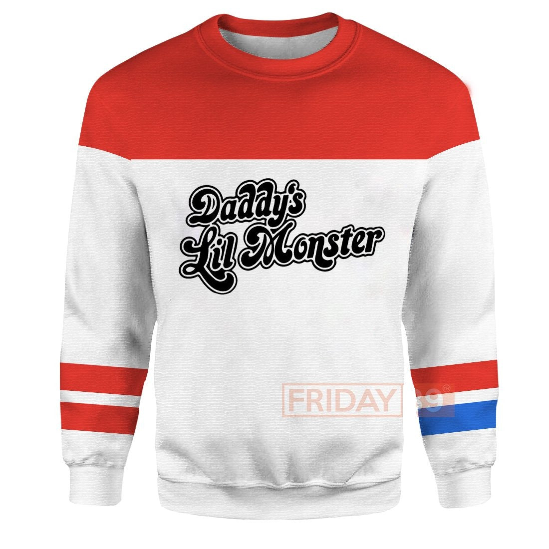 Unifinz DC H.Quinn T-shirt H.Quinn Daddy's Lil Monster 3D Print T-shirt Amazing DC H.Quinn Hoodie DC H.Quinn Cosplay Costume 2023