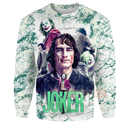 Unifinz DC Joker T-shirt Phoenix's Joker 3D Print T-shirt Awesome DC Joker Hoodie Sweater Tank 2023