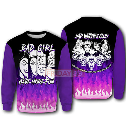 Unifinz DN Villain T-shirt Bad Girl Have More Fun T-shirt Cool High Quality DN Villain Hoodie Sweater Tank 2025