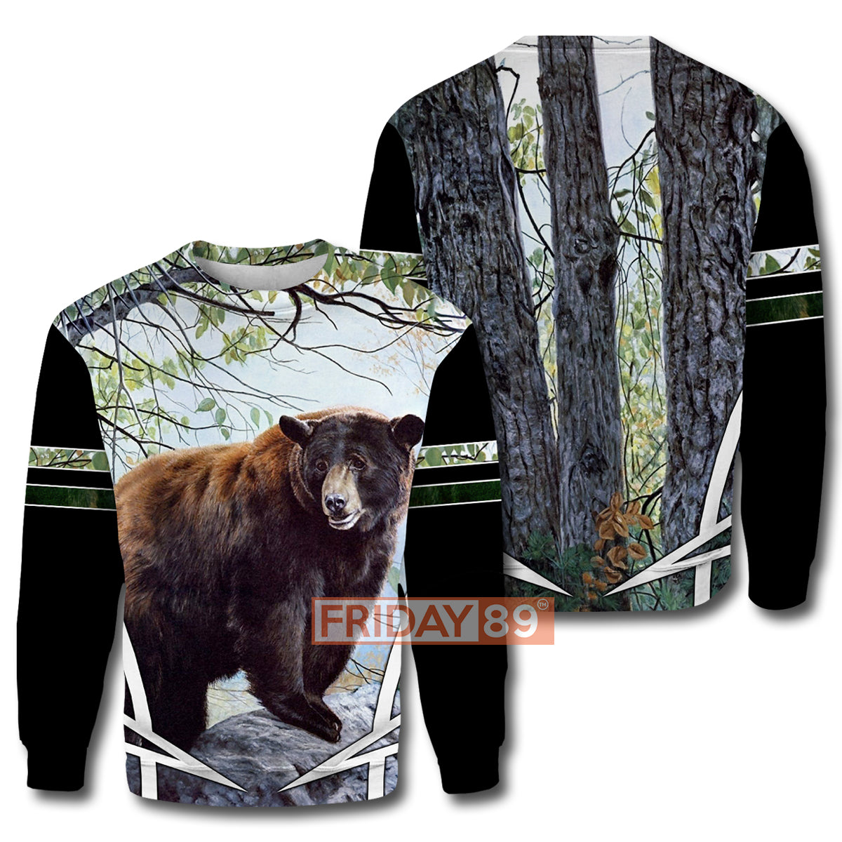 Unifinz Camping Hoodie Camping Brown Bear Tree T-shirt Amazing High Quality Camping Shirt Sweater Tank 2023
