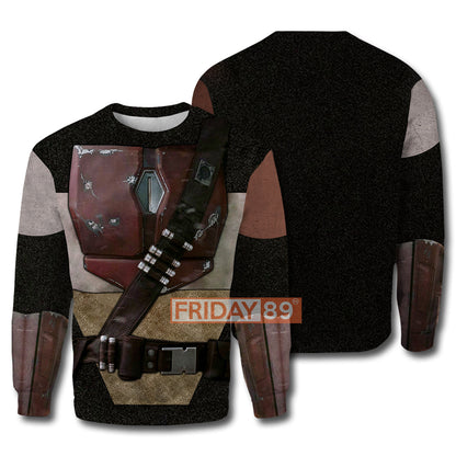 Unifinz SW T-shirt The Mandalorian Cosplay Hoodie Mandalorian Costume Mandalorian T-shirt SW Hoodie Sweater Tank 2023