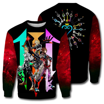 Unifinz Kingdom Hearts T-shirt 3D Print Kingdom Hearts T-shirt Kingdom Hearts Hoodie Sweater Tank 2023