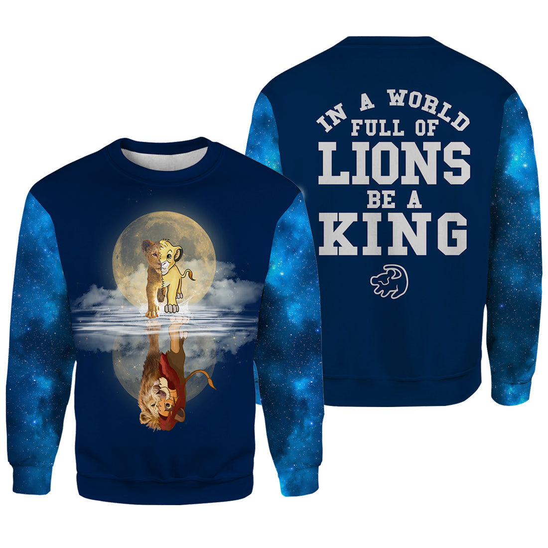 Unifinz DN LK T-shirt 3D Print Be A King T-shirt Awesome DN LK Hoodie Sweater Tank 2024