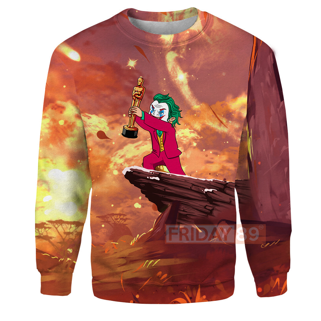 Unifinz DC Joker T-shirt Joker Oscar The King T-shirt Amazing Funny DC Joker Hoodie Sweater Tank 2023