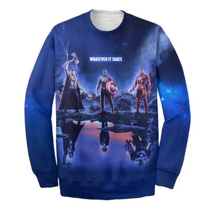 Unifinz MV T-shirt Whatever It Takes 3D Print T-shirt Awesome MV Hoodie Sweater Tank 2024