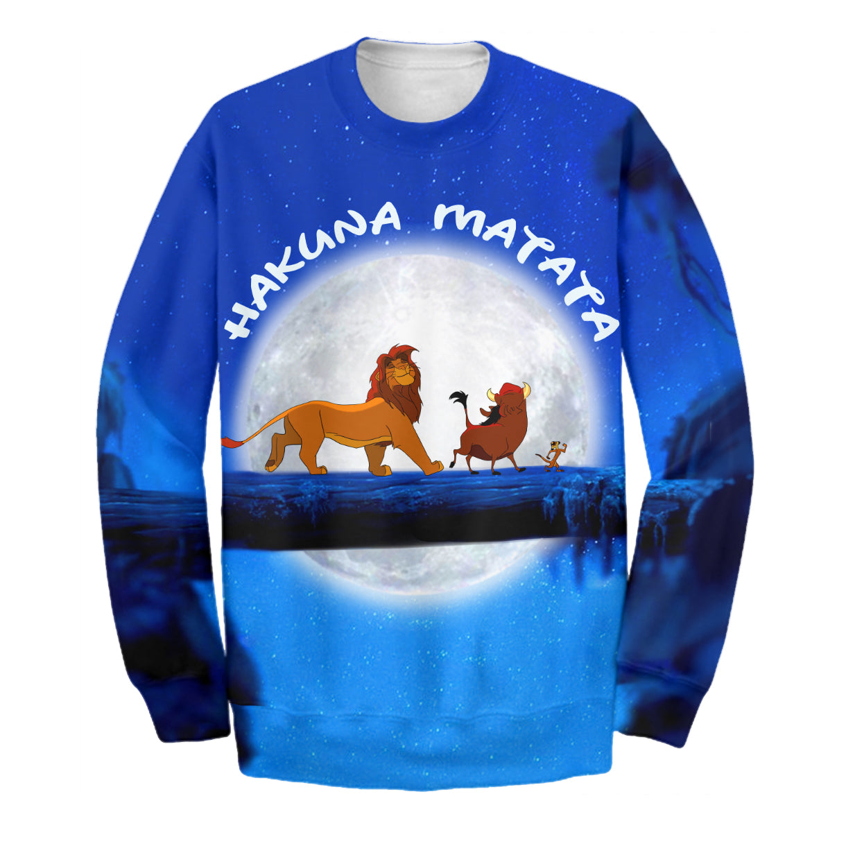Unifinz DN LK T-shirt It means no worries - hakuna matata Shirt Amazing DN LK Hoodie Sweater Tank 2024