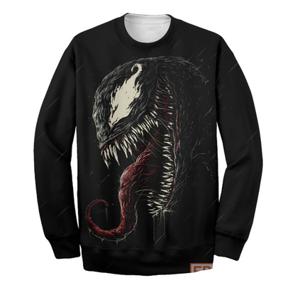 Unifinz Venom MV T-shirt Venom Shirt - Black T-shirt Venom MV Hoodie Sweater Tank 2024