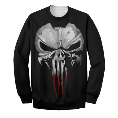Unifinz MV Hoodie The Punisher Hoodie T Shirt Punisher Cosplay T-shirt MV Shirt Sweater Tank 2024