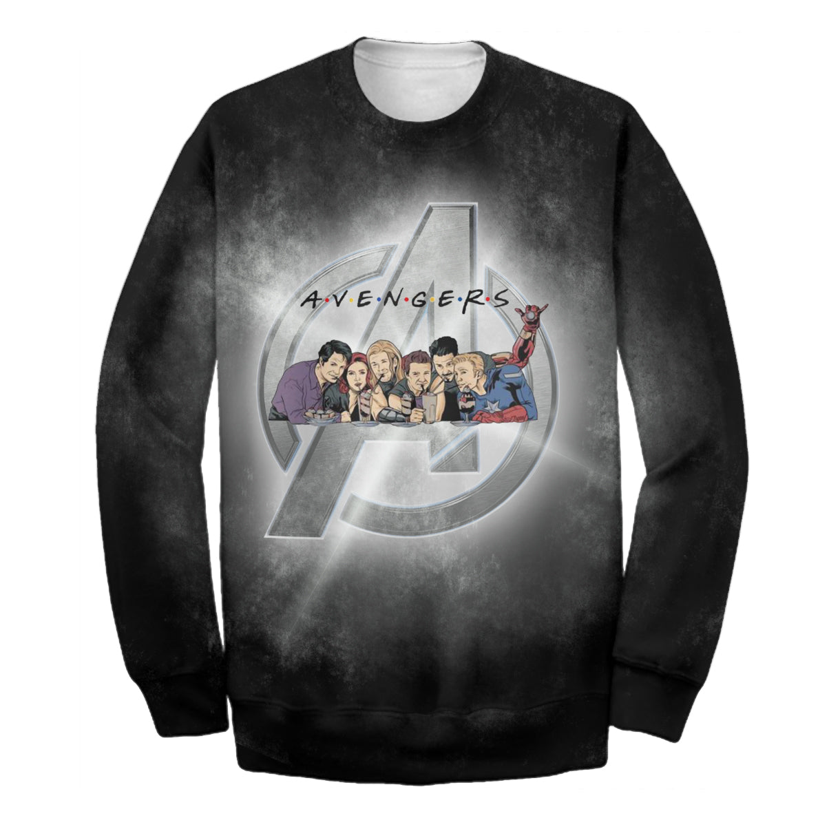 Unifinz MV Hoodie Avengers Friends 3D Print Black T-shirt Amazing MV Avengers Shirt Sweater Tank 2024
