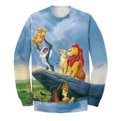Unifinz DN LK Hoodie The Lion King 3D Print T-shirt Awesome DN LK Shirt Sweater Tank 2024