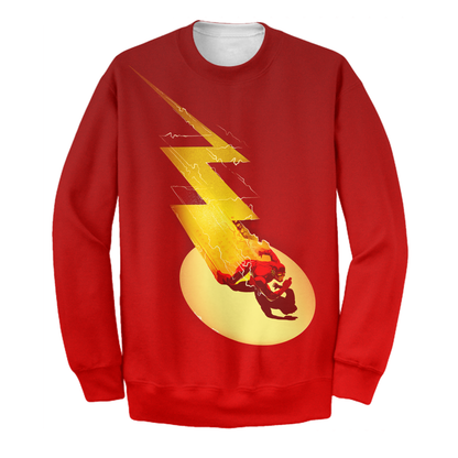 Unifinz DC The Flash Hoodie The Flash Super Hero 3D Print T-shirt DC The Flash Shirt Sweater Tank 2024