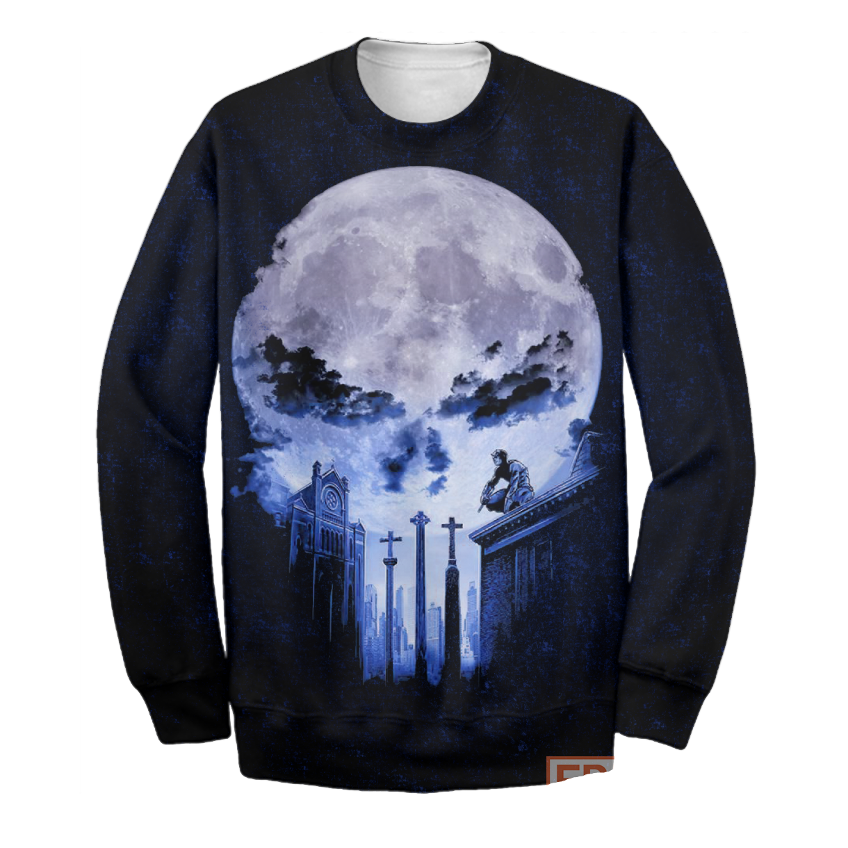 Unifinz Punisher MV T-shirt Punisher Blue Moon 3D Print T-shirt MV Punisher Hoodie Sweater Tank 2024