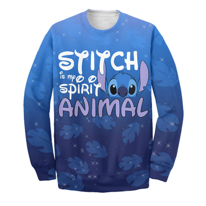 Unifinz DN Stitch T-shirt Stitch is my spirit animal T-shirt Awesome DN Stitch Hoodie Sweater Tank 2023
