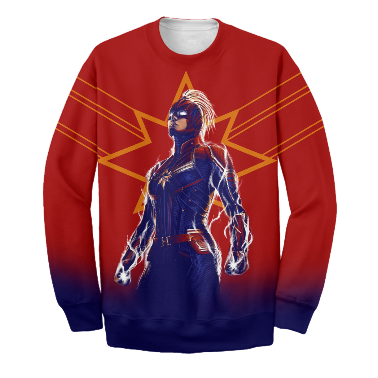 Unifinz MV T-shirt Captain Marvel 3D Print T-shirt MV Hoodie Sweater Tank 2024