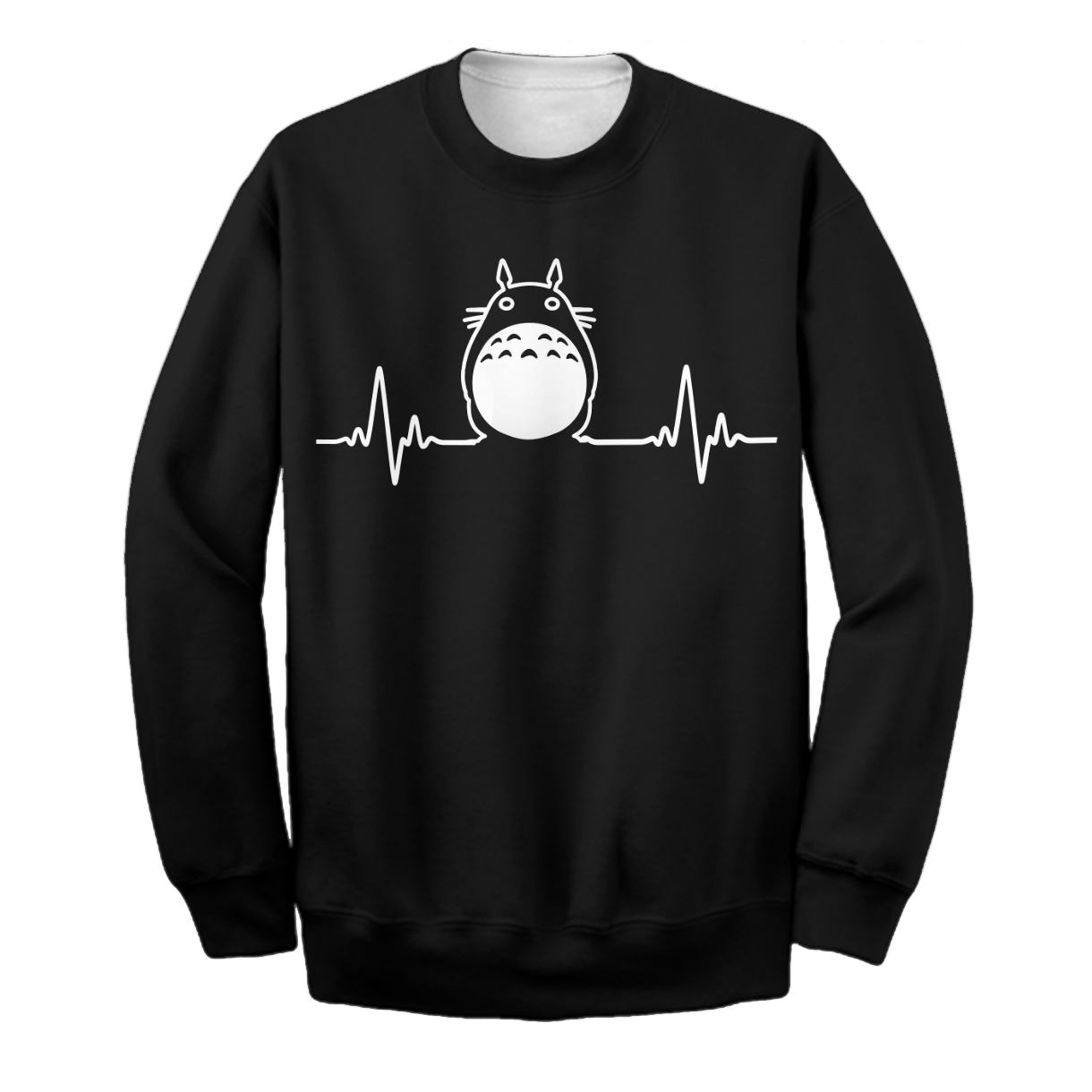 Unifinz My Neighbor Totoro Hoodie Totoro Heartbeat T-shirt My Neighbor Totoro Shirt Sweater Tank 2024