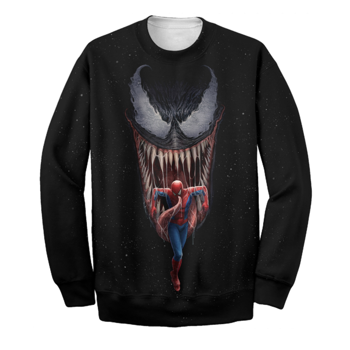 Unifinz Venom MV Hoodie Spider Man & Venom 3D Print T-shirt Cool Venom MV Shirt Sweater Tank 2024