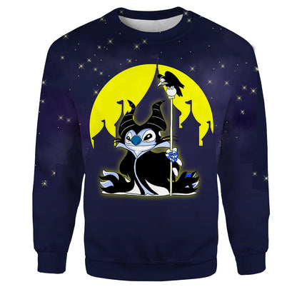 Unifinz DN Stitch T-shirt 3D Print Stitch Maleficent T-shirt Awesome DN Stitch Hoodie Sweater Tank 2022