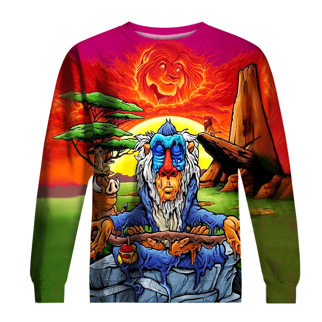 Unifinz DN LK T-shirt Mediating Rafiki 3D Print T-shirt Awesome DN LK Hoodie Sweater Tank 2022