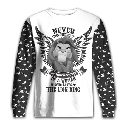 Unifinz DN LK T-shirt Never Underestimate Lion King T-shirt Awesome DN LK Hoodie Sweater Tank 2024