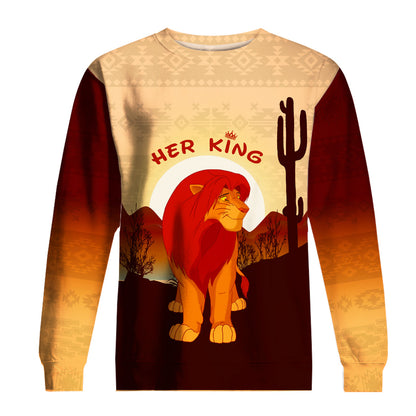 Unifinz DN LK T-shirt Her King Simba Hakuna Matata DN LK Hoodie DN LK Shirt Sweater Tank DN LK Couple Hoodie 2026