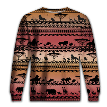 Unifinz DN LK T-shirt Tree Of Life Lion King 3D Print T-shirt Amazing DN LK Hoodie Sweater Tank 2022