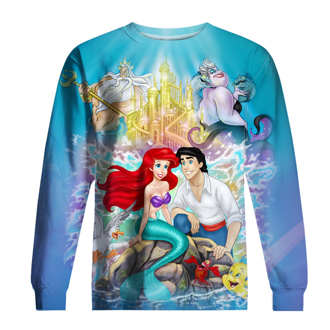 Unifinz DN TLM T-shirt 3D Print Little Mermaid T-shirt Awesome DN TLM Hoodie Sweater Tank 2023