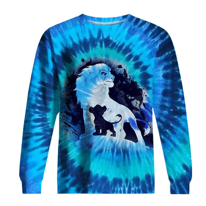 Unifinz DN LK T-shirt Lion King Tie Dye T-shirt High Quality DN LK Hoodie Sweater Tank 2022