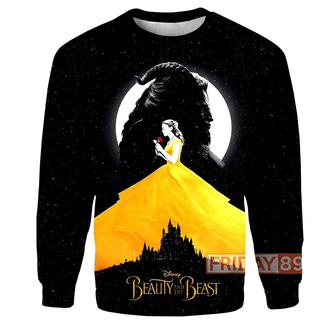 Unifinz DN T-shirt Beauty n The Beast Silhouette T-shirt Awesome High Quality DN Beauty & The Beast Hoodie Sweater Tank2023