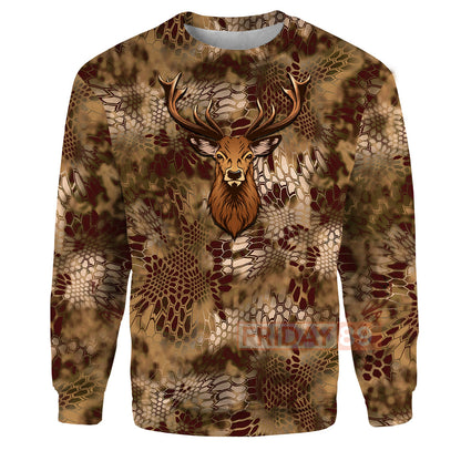Unifinz Hunting T-shirt Deer Hunter Hunting Camo T-shirt Cool Amazing Hunting Hoodie Sweater Tank 2023