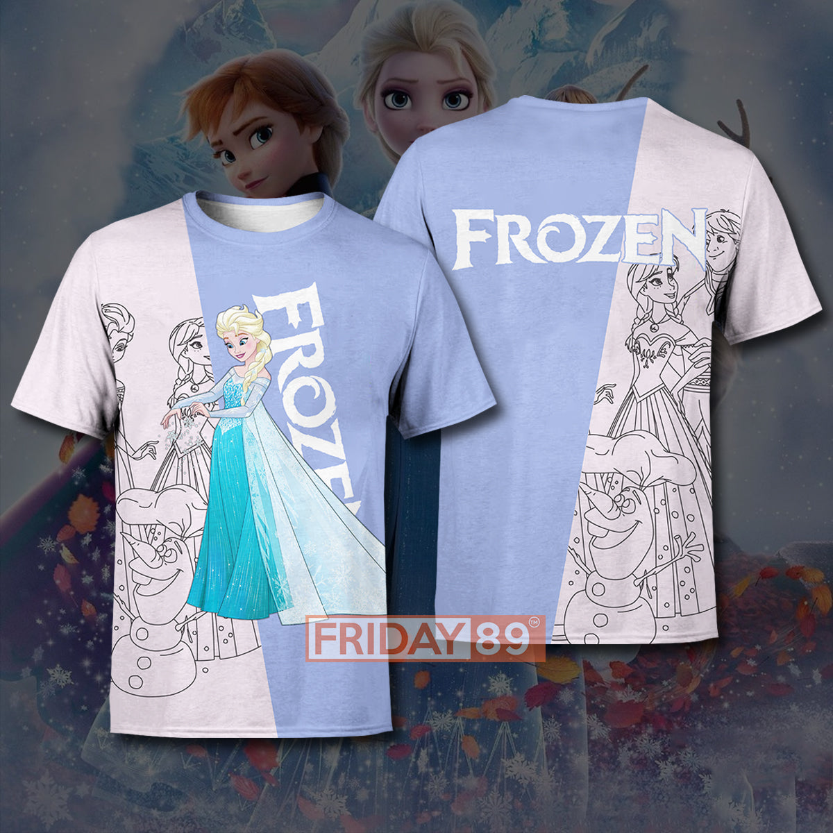 Unifinz DN T-shirt Princess Elsa and Anna Frozen T-shirt Awesome DN Frozen Hoodie Sweater Tank Elsa Hoodie Shirt 2025