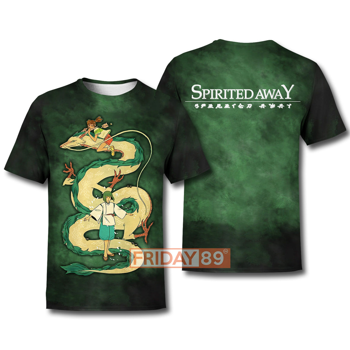 Unifinz GB Spirited Away Hoodie GB Spirited Away Chihiro Hako Dragon T-shirt GB Spirited Away Shirt Sweater Tank 2025