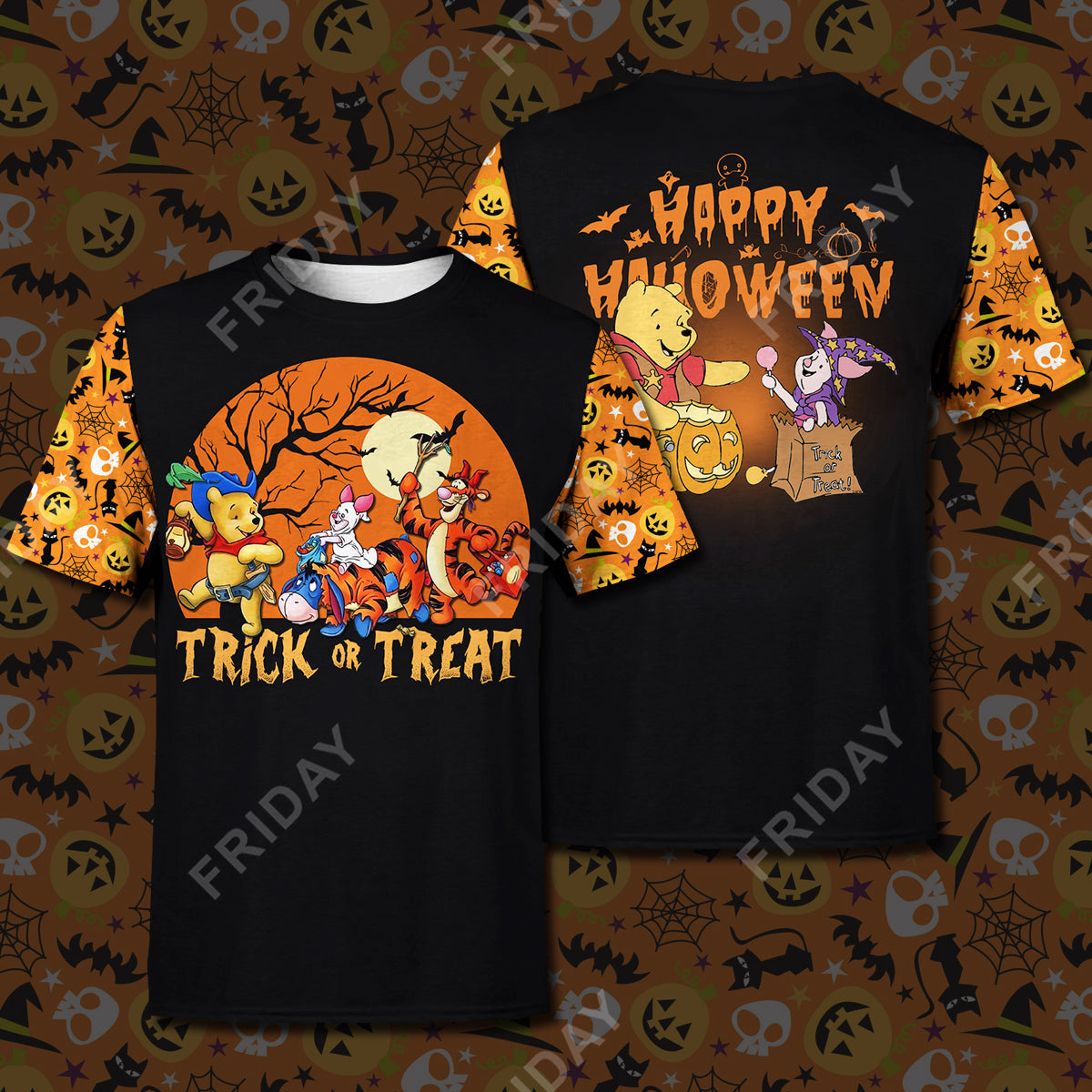 Unifinz DN T-shirt WTP Or Treat Happy Halloween T-shirt Cute High Quality DN WTP Hoodie Sweater Tank 2025