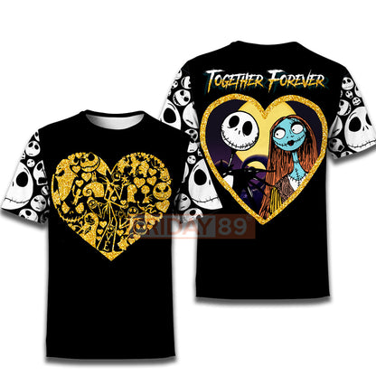 Unifinz TNBC T-shirt Together Forever Heart 3D Print Black T-shirt TNBC Hoodie Sweater Tank 2025