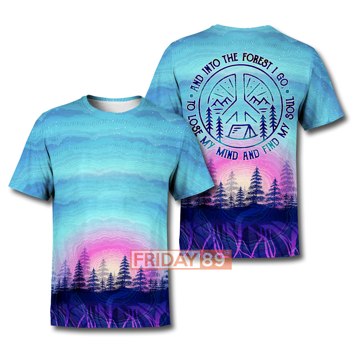 Unifinz Camping Hoodie The Forest I Go Sublimation Camping Forest T-shirt Amazing Camping Shirt Sweater Tank 2024
