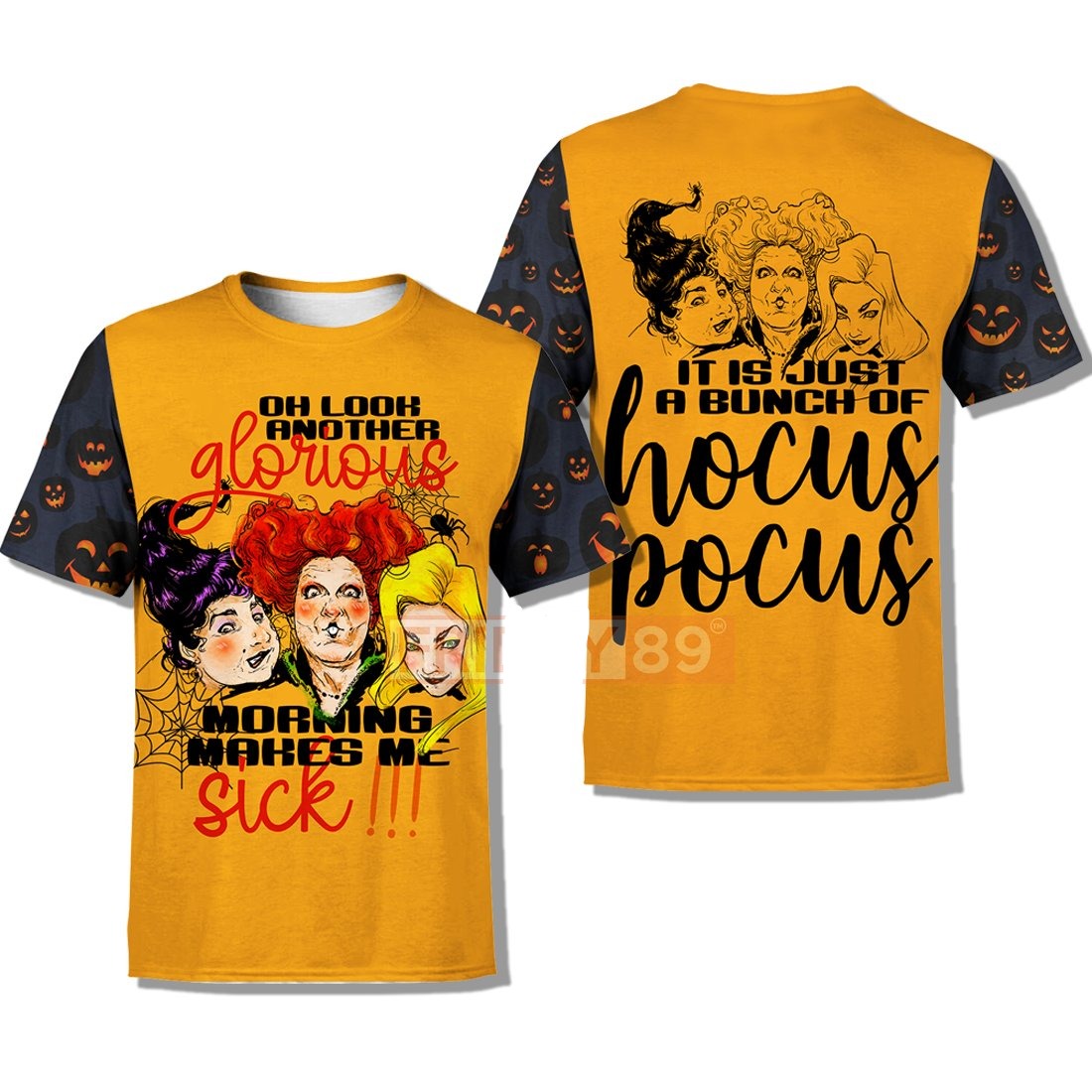 Unifinz Hocus Pocus T-shirt Sanderson Sisters Halloween T-shirt Amazing Hocus Pocus  Hoodie Sweater Tank 2025