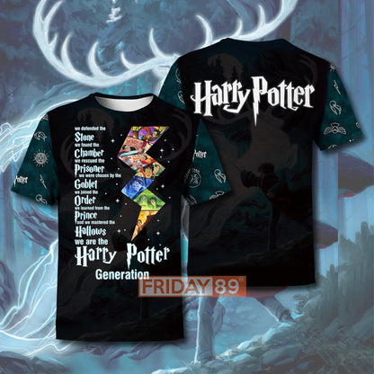Unifinz HP T-shirt Generation We Defended The Stone 3D Print T-shirt High Quality HP Hoodie Sweater Tank 2025