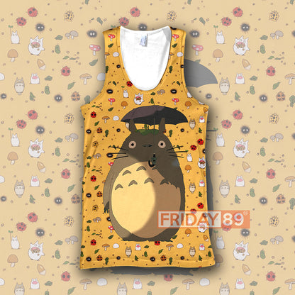 Unifinz GB T-shirt Adorable Totoro Sghibli Chibi Pattern 3D PRINT T-shirt Awesome High Quality GB Hoodie Sweater Tank 2024