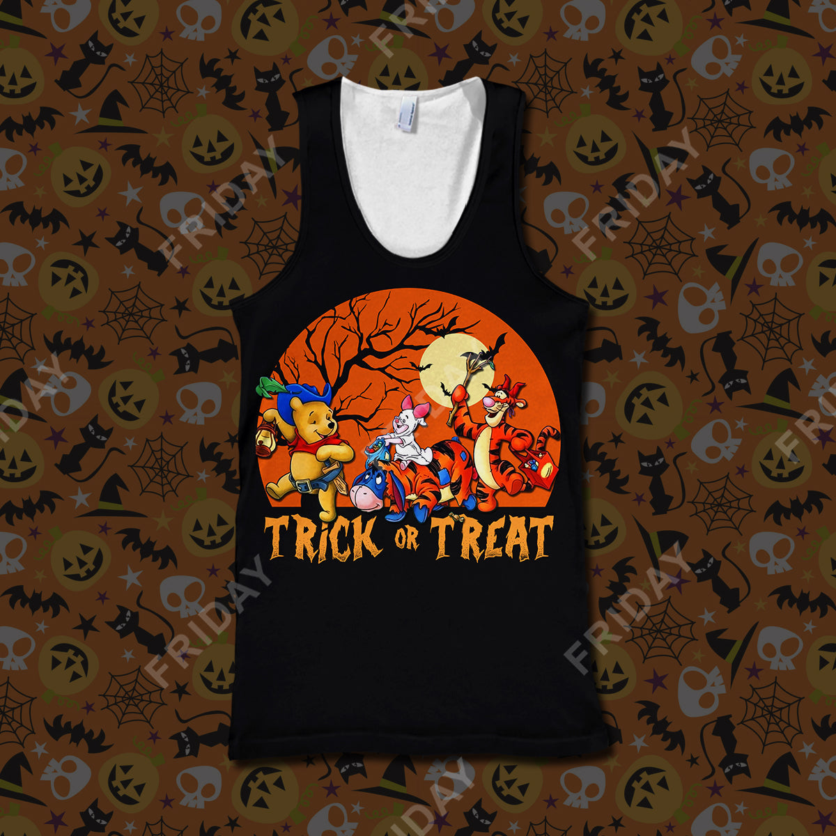 Unifinz DN T-shirt WTP Or Treat Happy Halloween T-shirt Cute High Quality DN WTP Hoodie Sweater Tank 2024