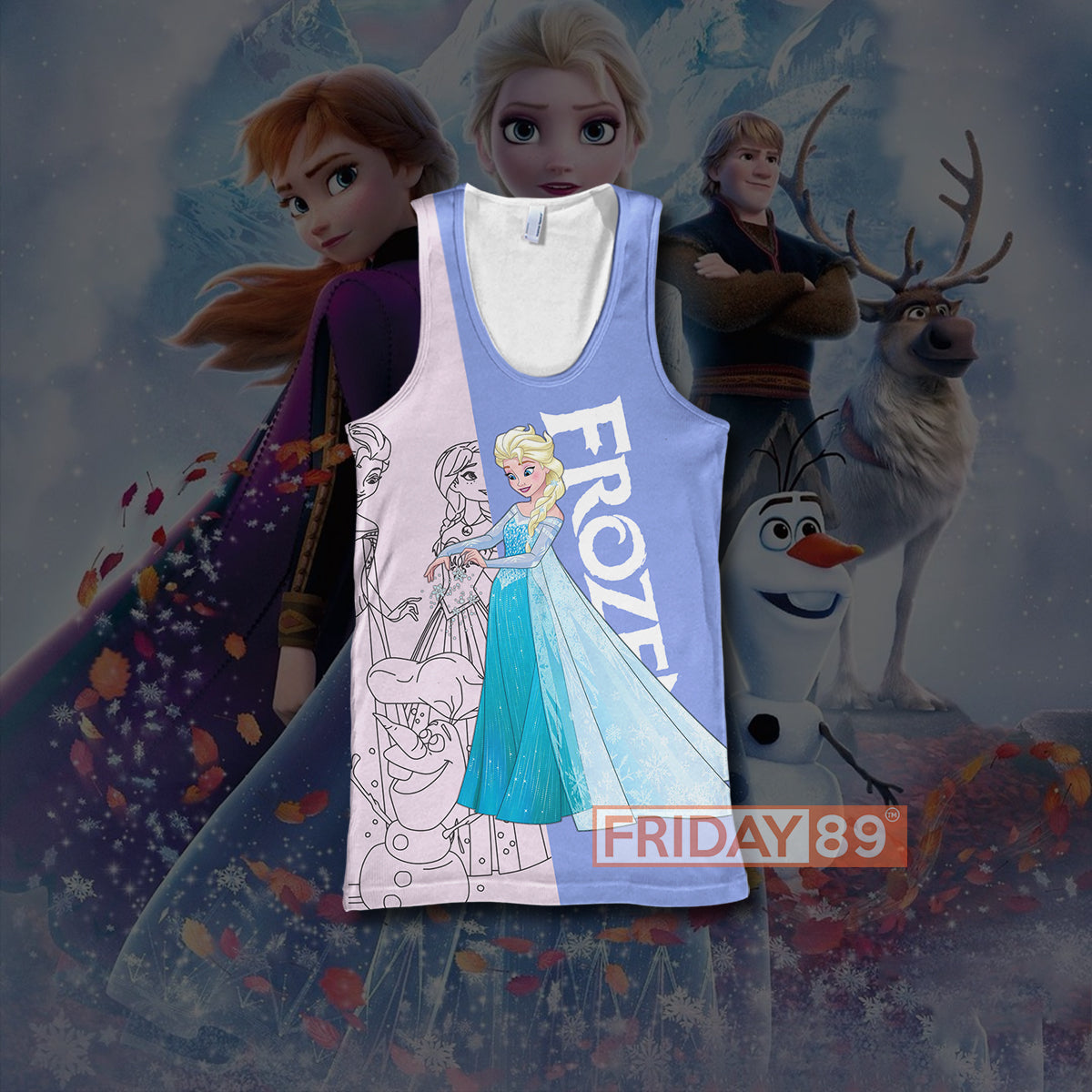 Unifinz DN T-shirt Princess Elsa and Anna Frozen T-shirt Awesome DN Frozen Hoodie Sweater Tank Elsa Hoodie Shirt 2024